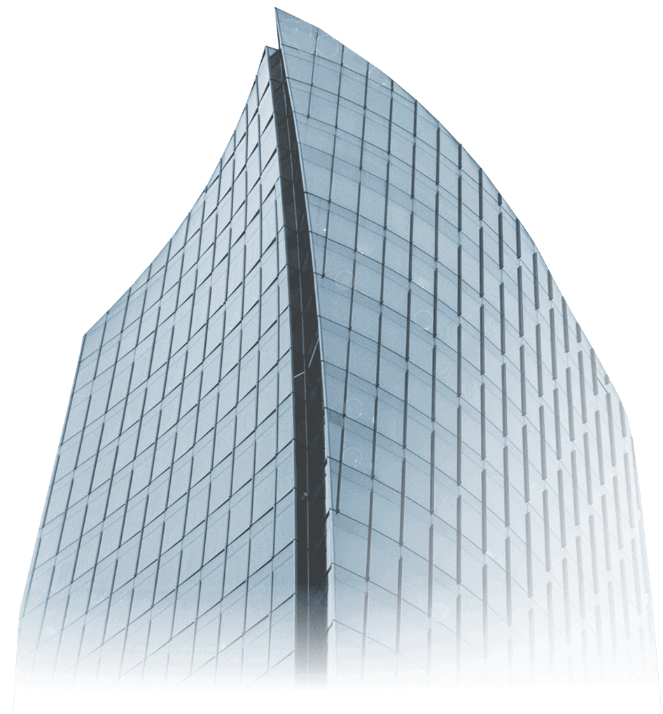 curved tall glass building